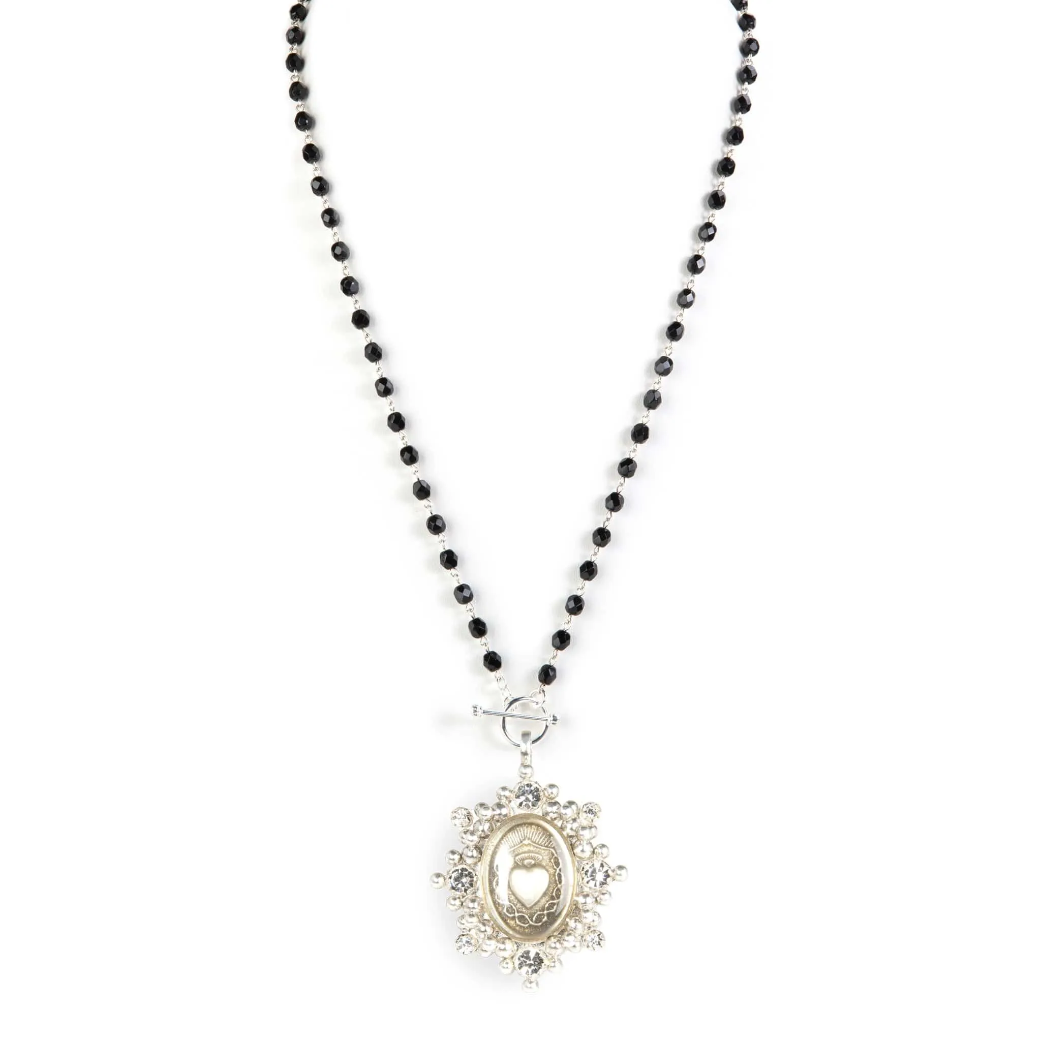 Delfina - 6mm Crystal Jet - All Medallions