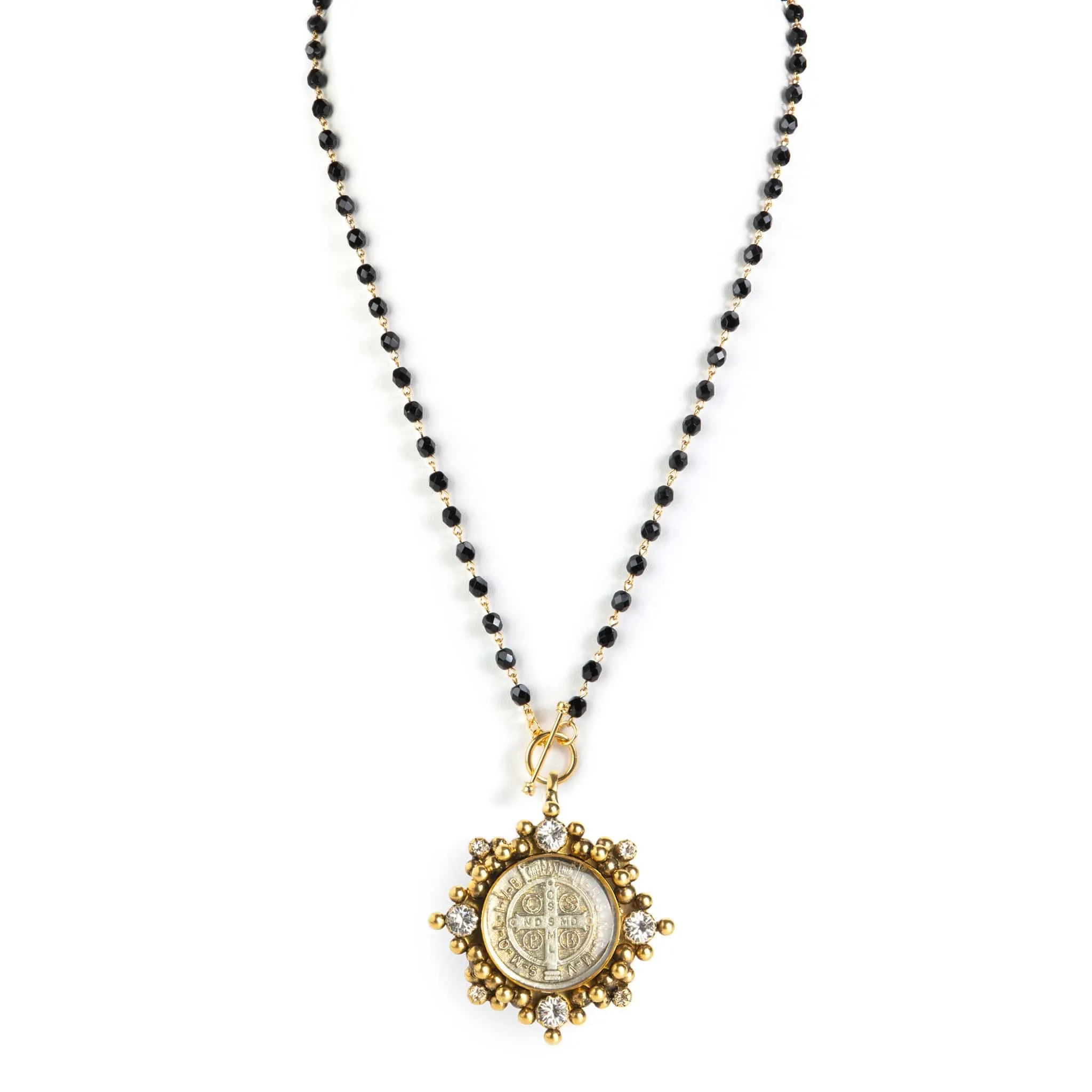 Delfina - 6mm Crystal Jet - All Medallions