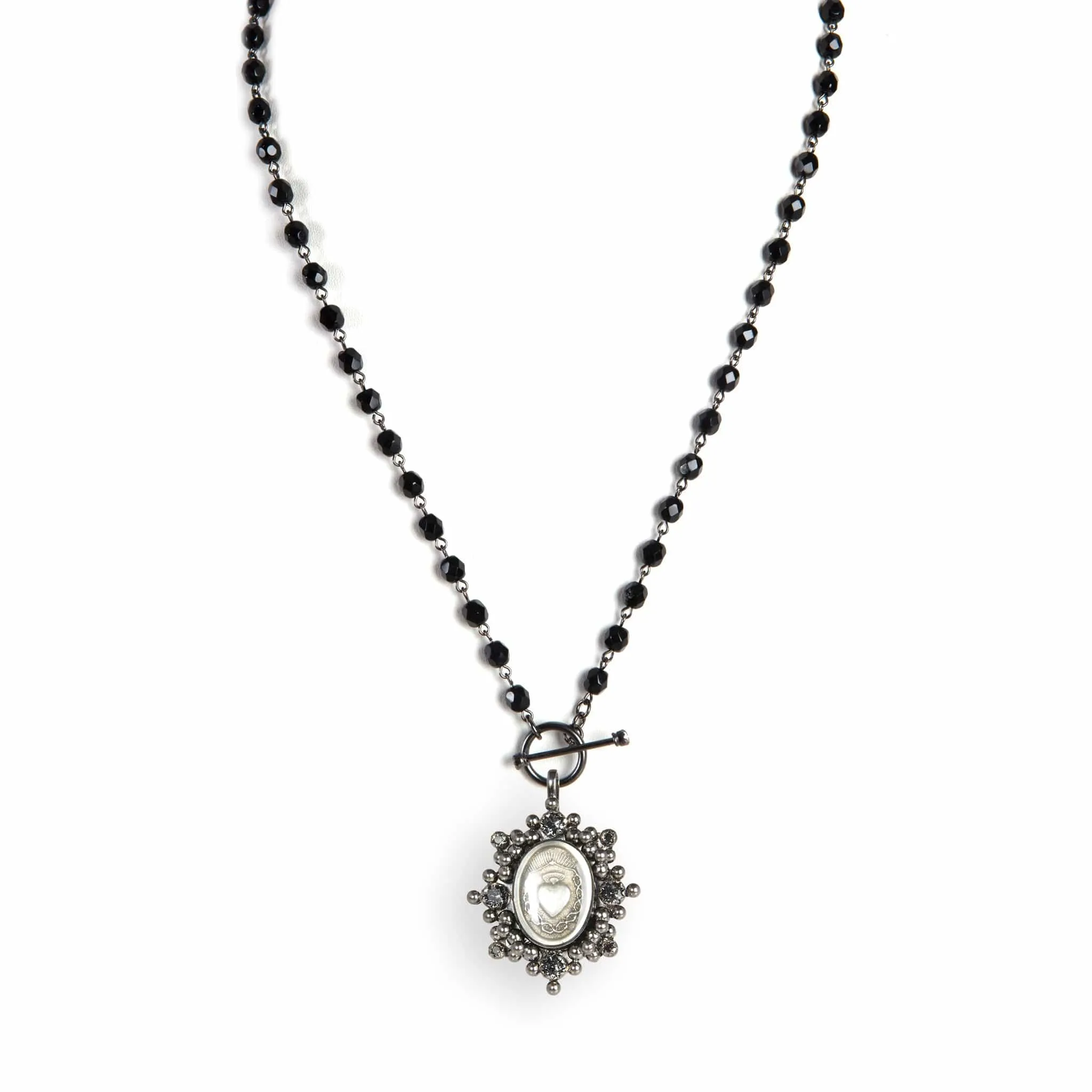 Delfina - 6mm Crystal Jet - All Medallions