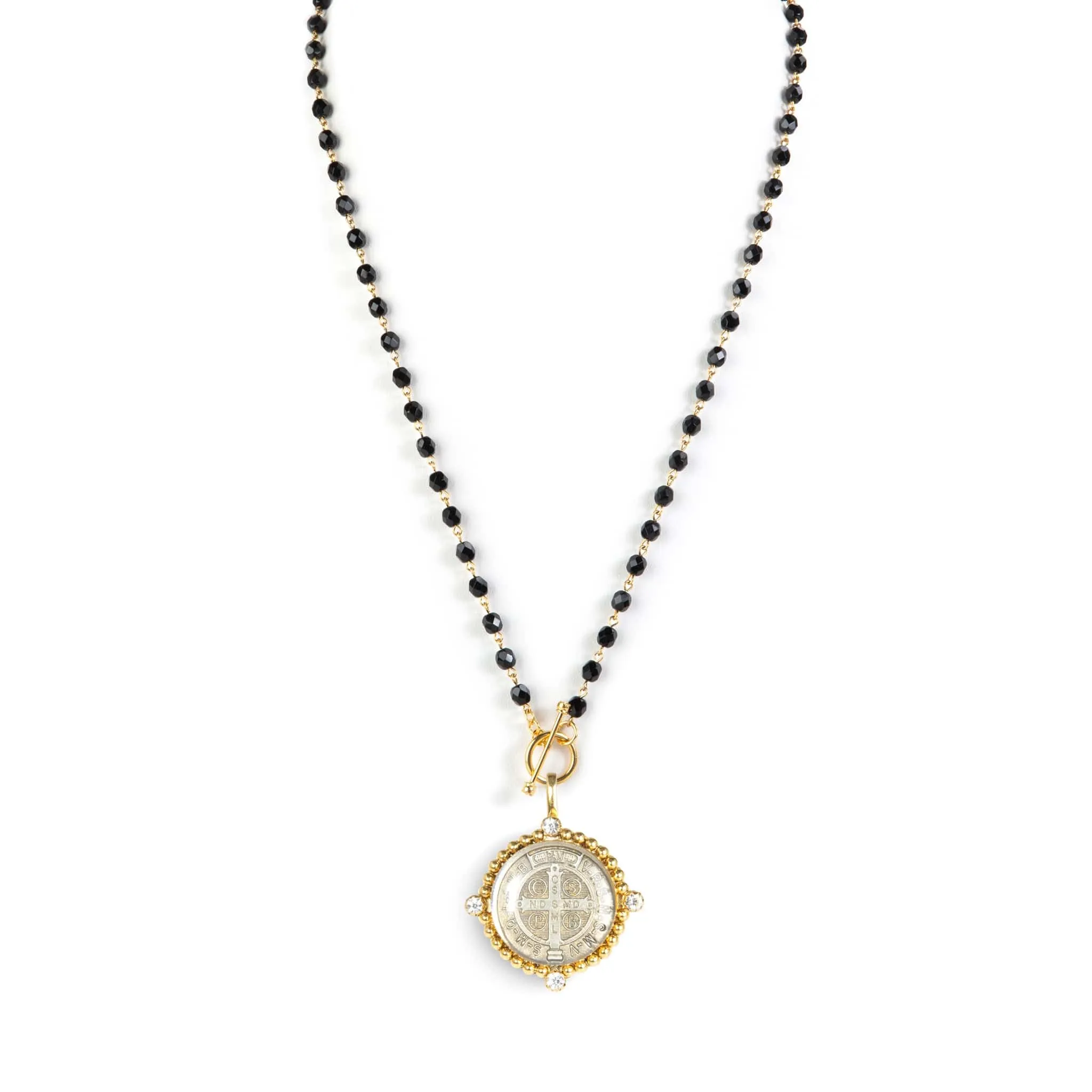 Delfina - 6mm Crystal Jet - All Medallions