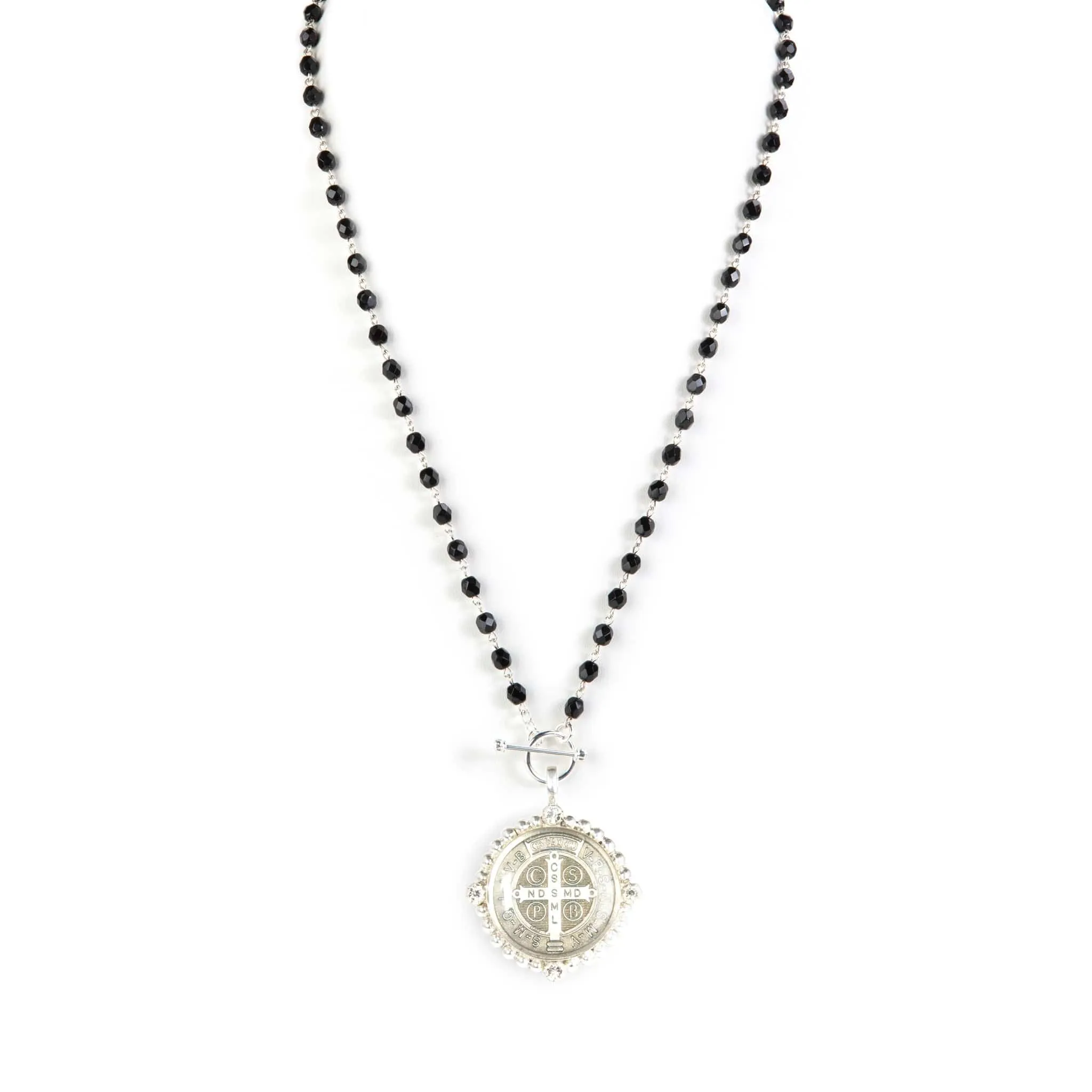 Delfina - 6mm Crystal Jet - All Medallions
