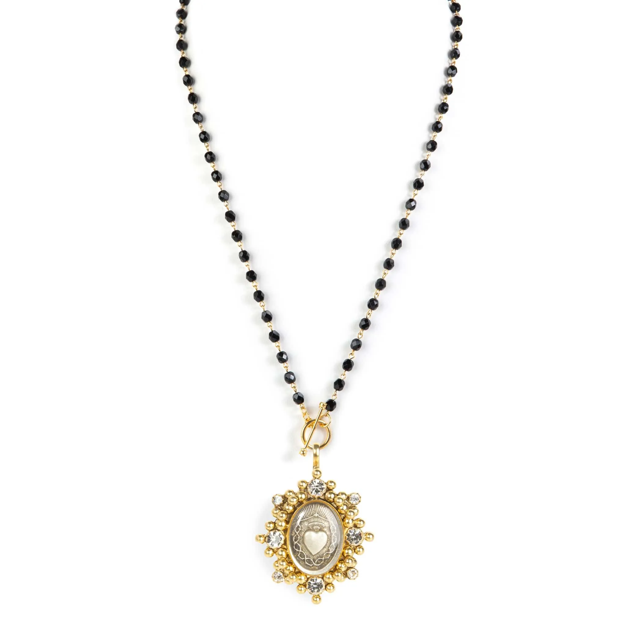 Delfina - 6mm Crystal Jet - All Medallions