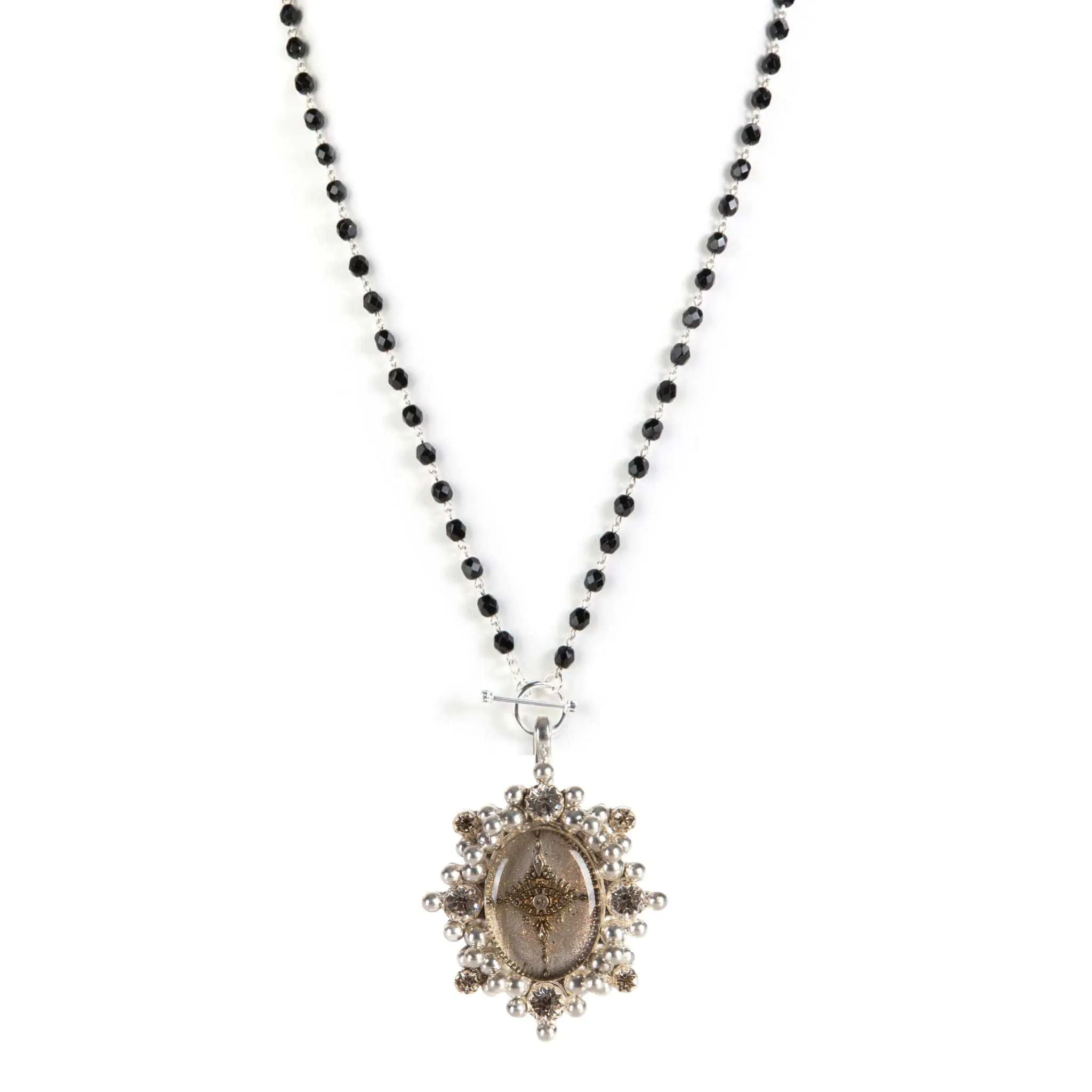 Delfina - 6mm Crystal Jet - All Medallions