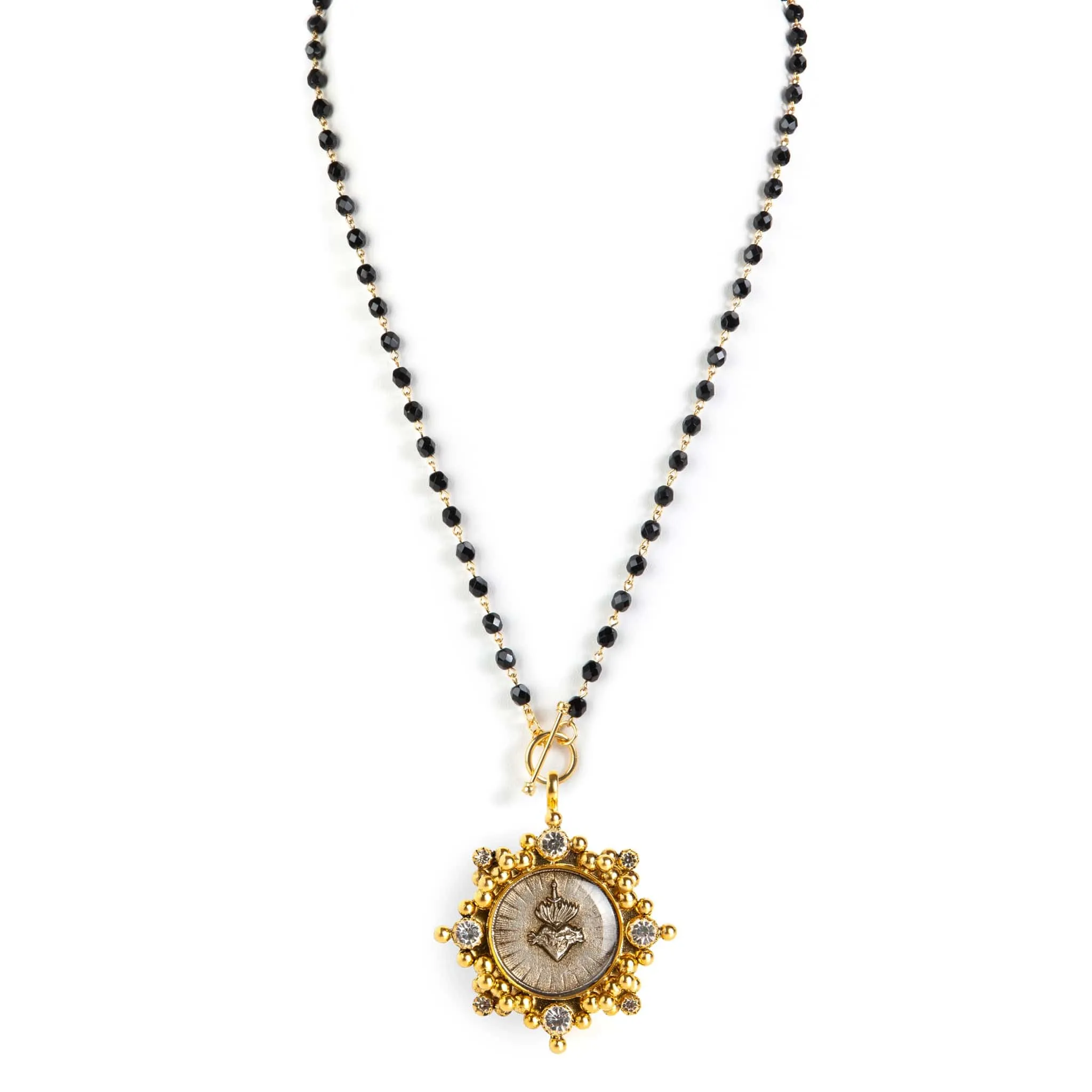 Delfina - 6mm Crystal Jet - All Medallions