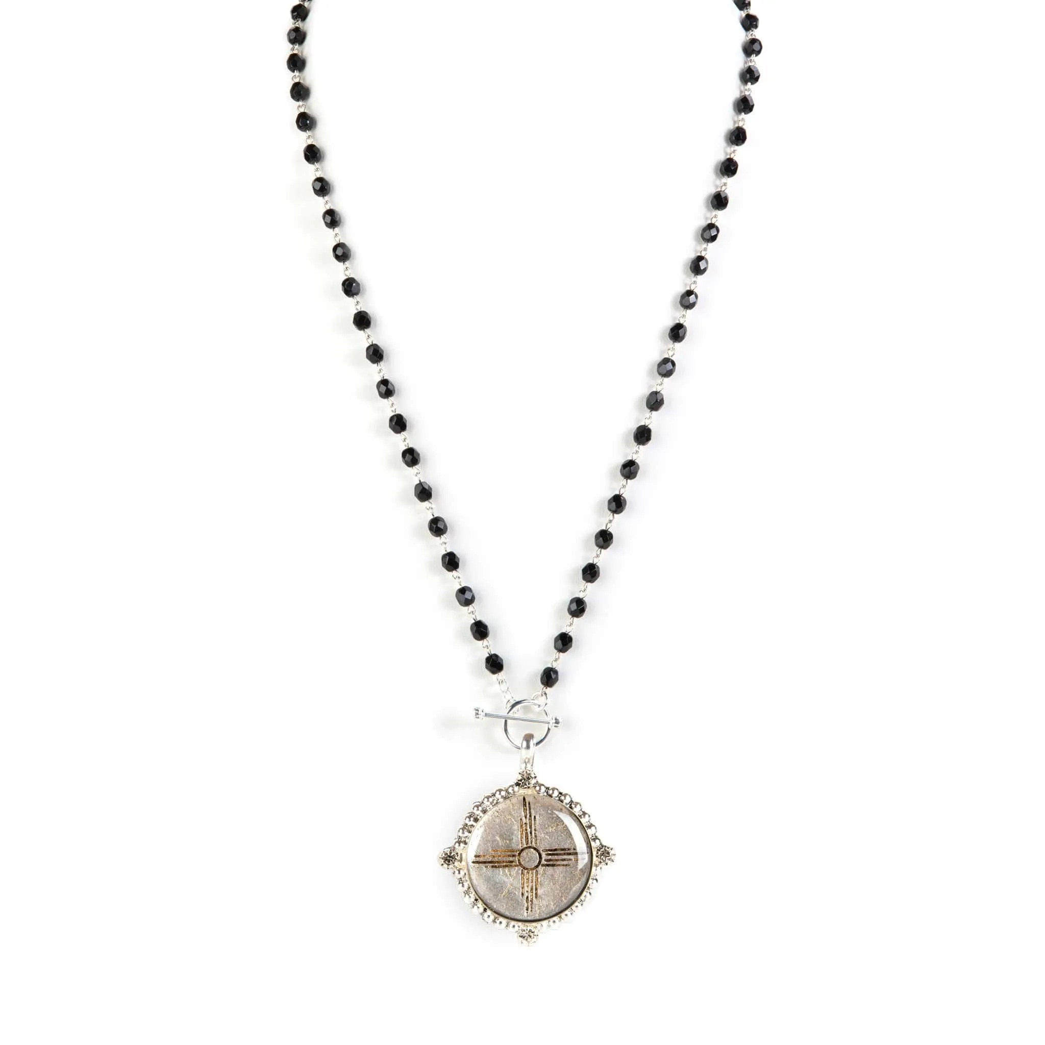 Delfina - 6mm Crystal Jet - All Medallions