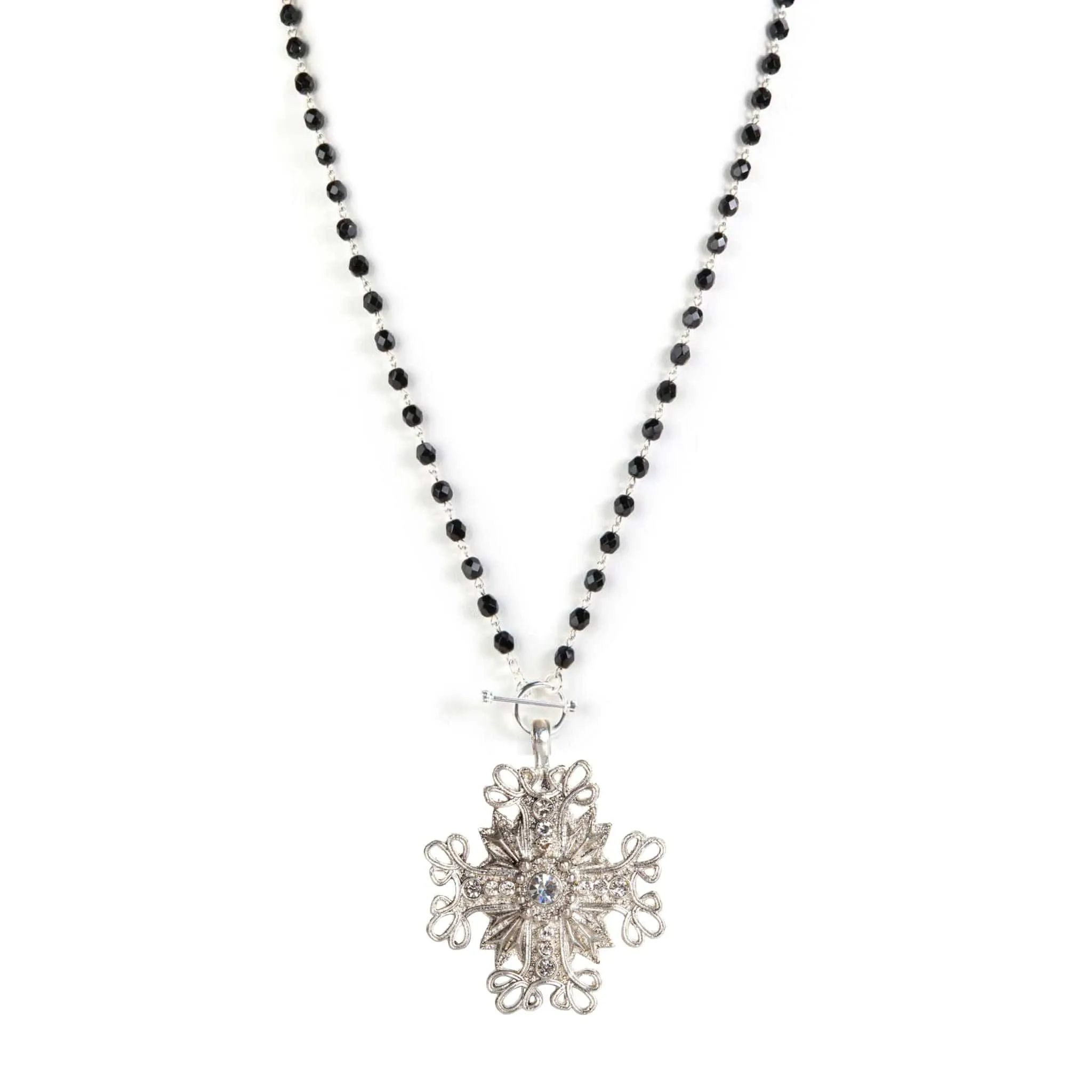 Delfina - 6mm Crystal Jet - All Medallions