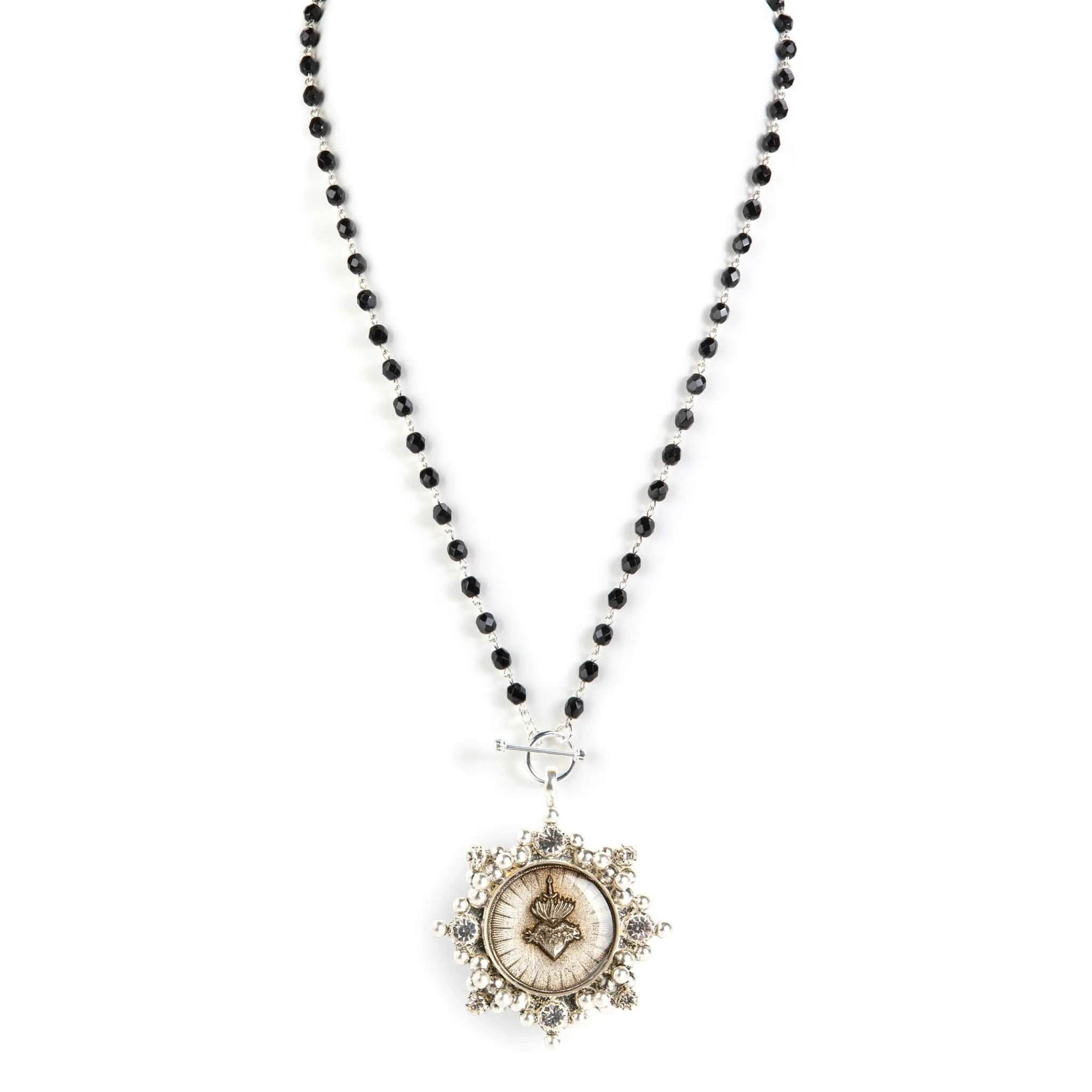 Delfina - 6mm Crystal Jet - All Medallions