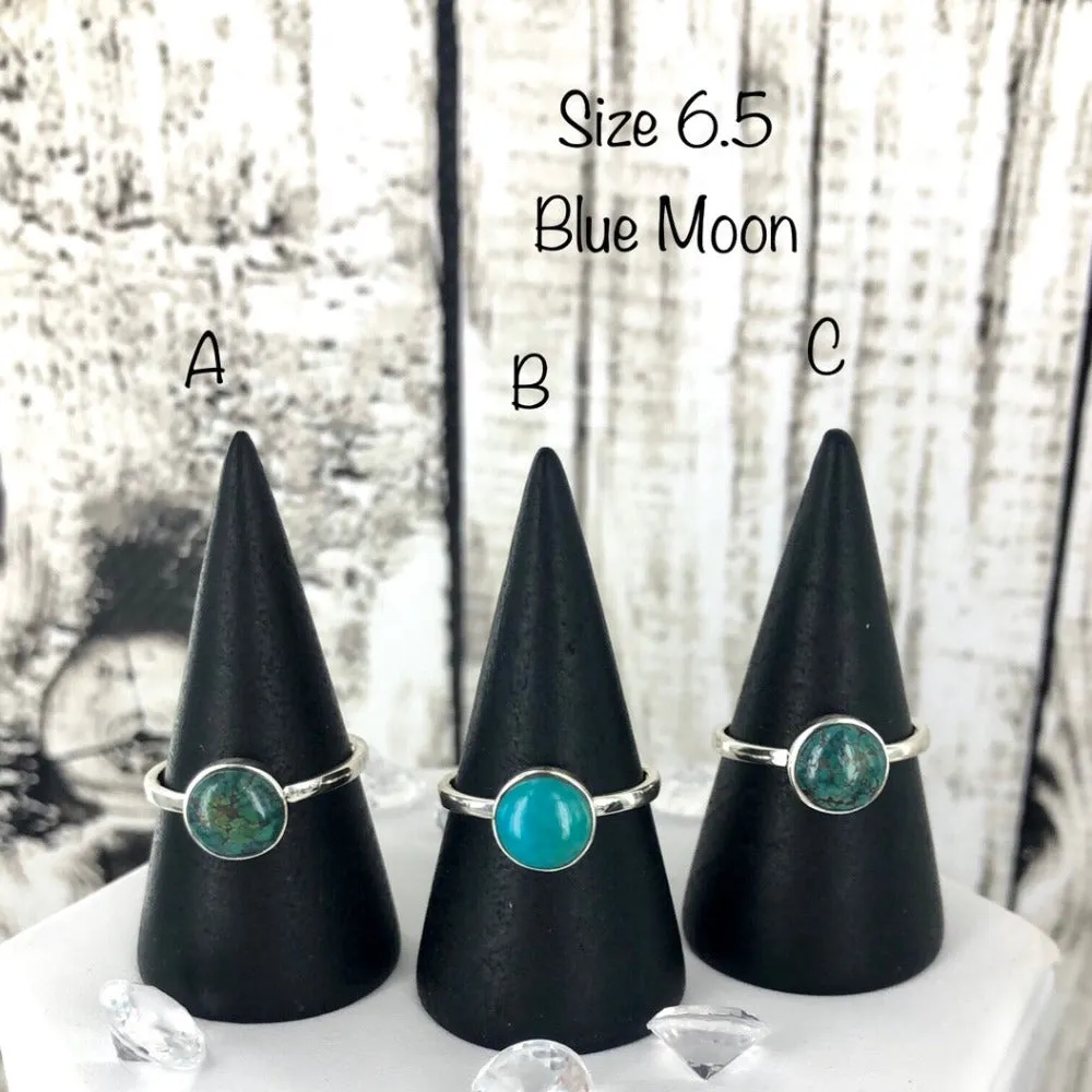Desert Storms (blue moon turquoise) Ring