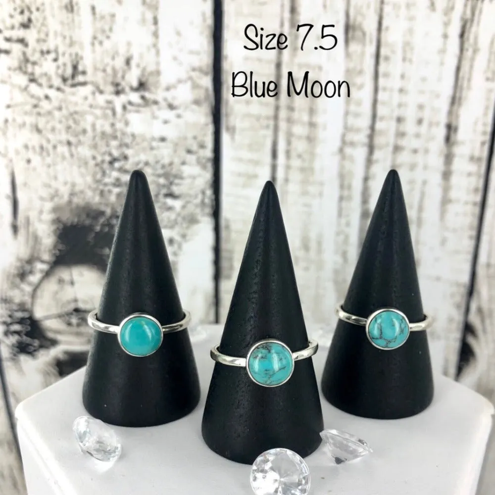 Desert Storms (blue moon turquoise) Ring
