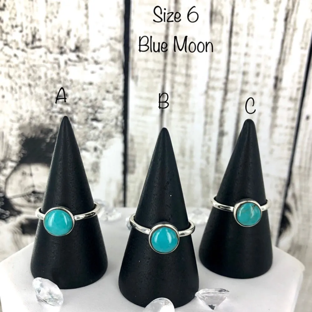 Desert Storms (blue moon turquoise) Ring