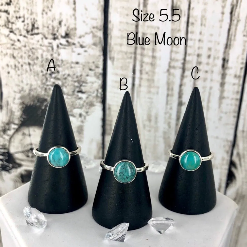Desert Storms (blue moon turquoise) Ring