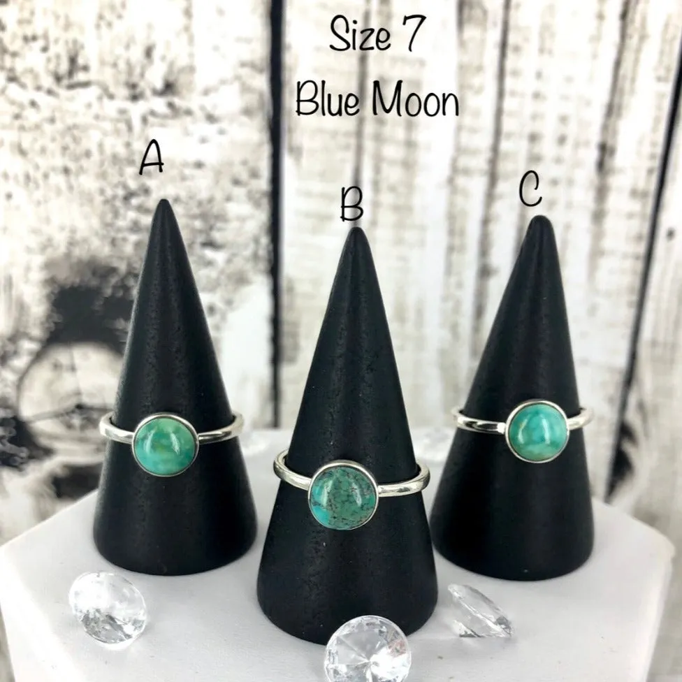 Desert Storms (blue moon turquoise) Ring