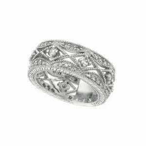 DIAMOND ETERNITY RING BAND ROSE GOLD 14K GOLD (1.03 CTW)
