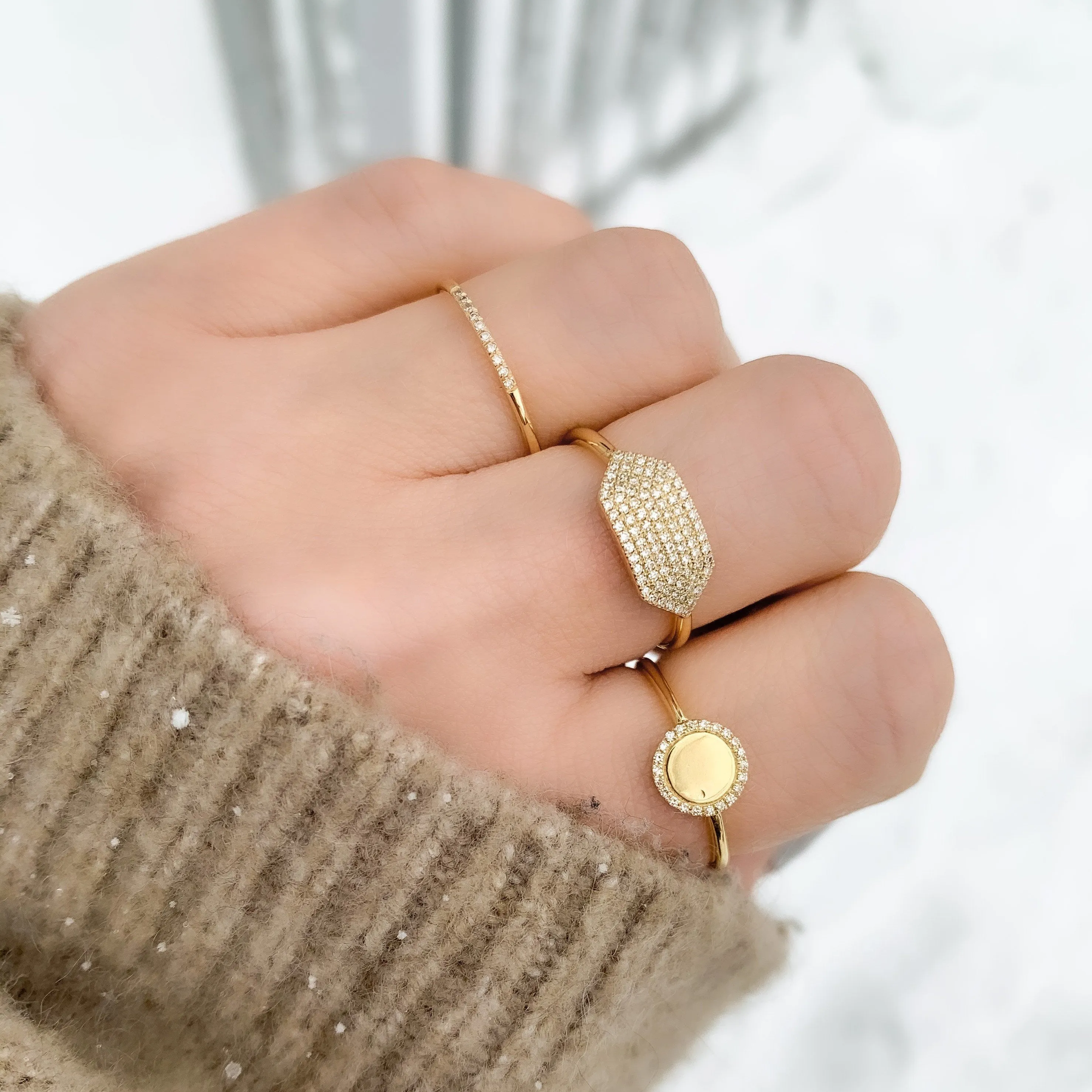 Diamond Signet Ring