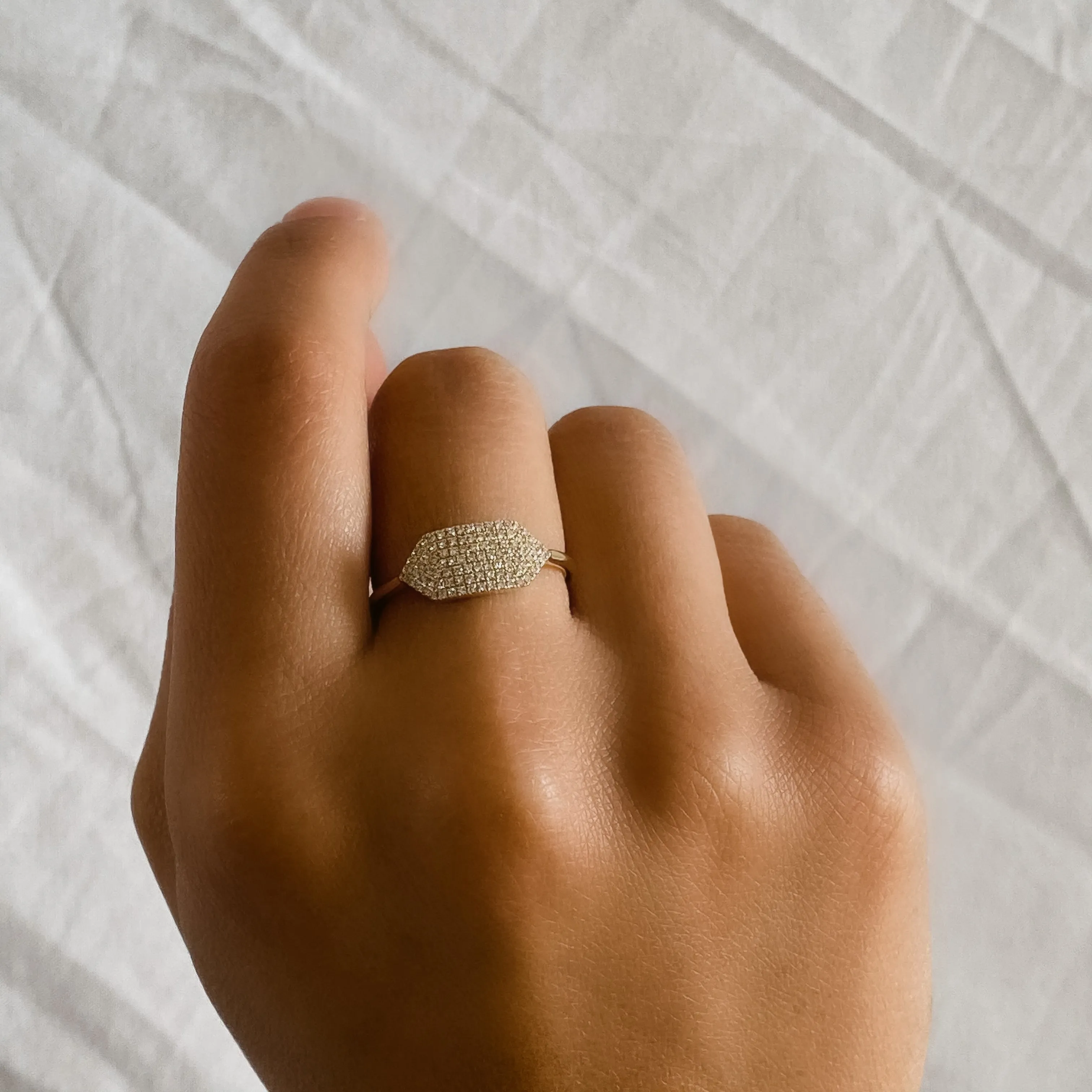 Diamond Signet Ring