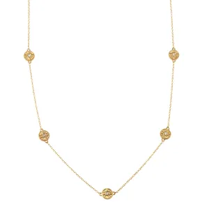 Diamond Station Necklace