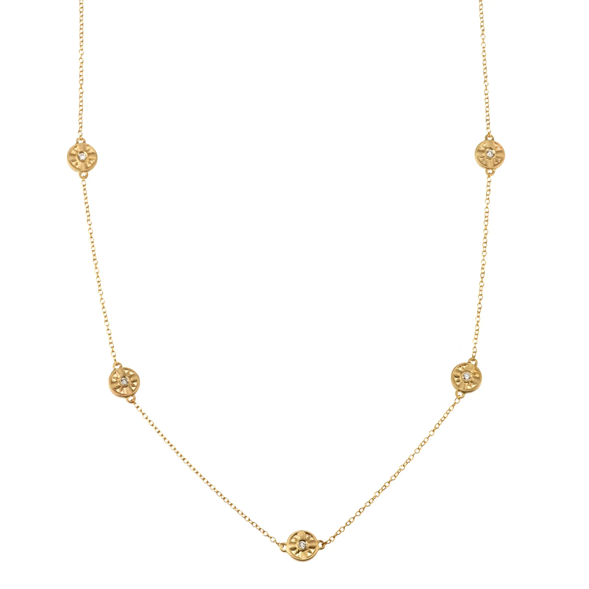 Diamond Station Necklace