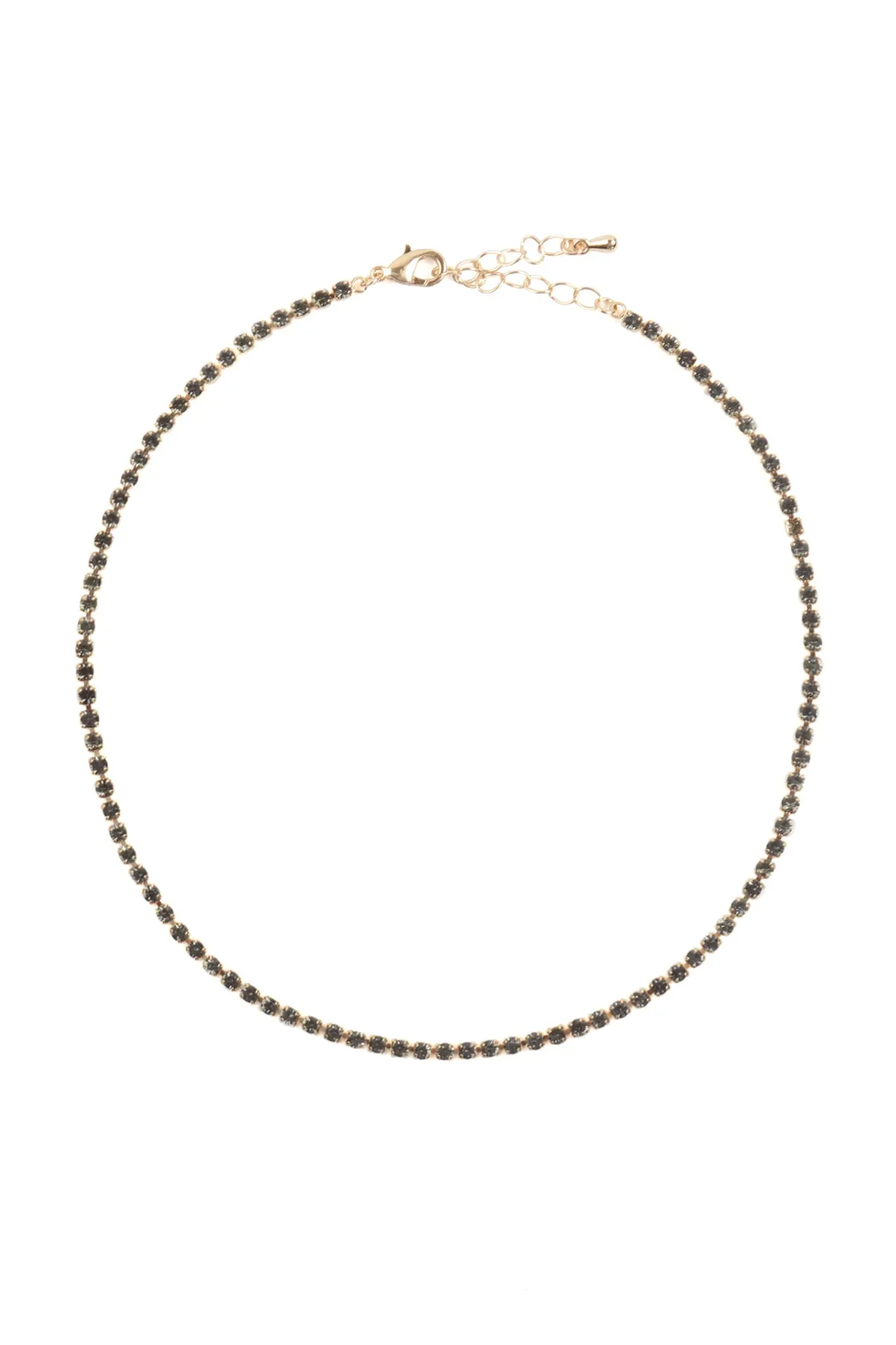 DNA020 - STONE CHAIN CHOKER NECKLACE