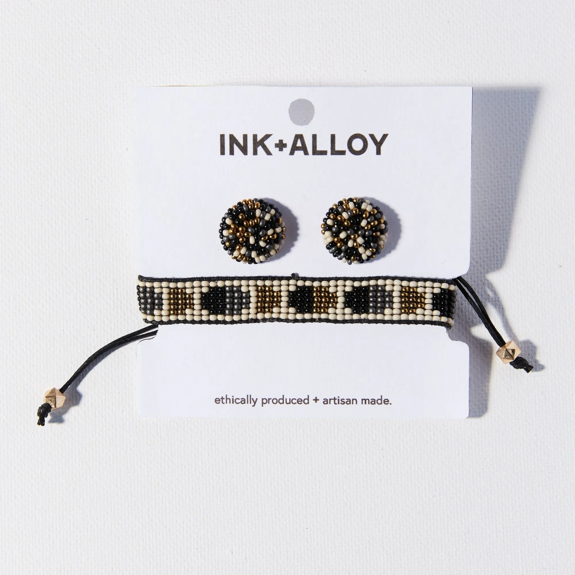 Earring & Bracelet Beaded Set