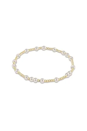 egirl Hope Unwritten 4mm Bead Bracelet - Pearl