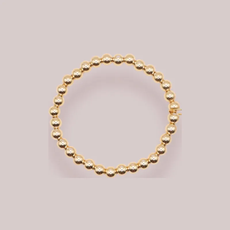 Elastic Bracelet, 7.25" (gold or silver)