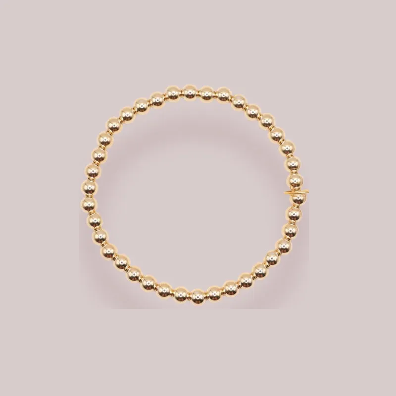 Elastic Bracelet, 7.25" (gold or silver)
