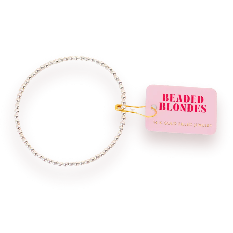 Elastic Bracelet, 7.25" (gold or silver)