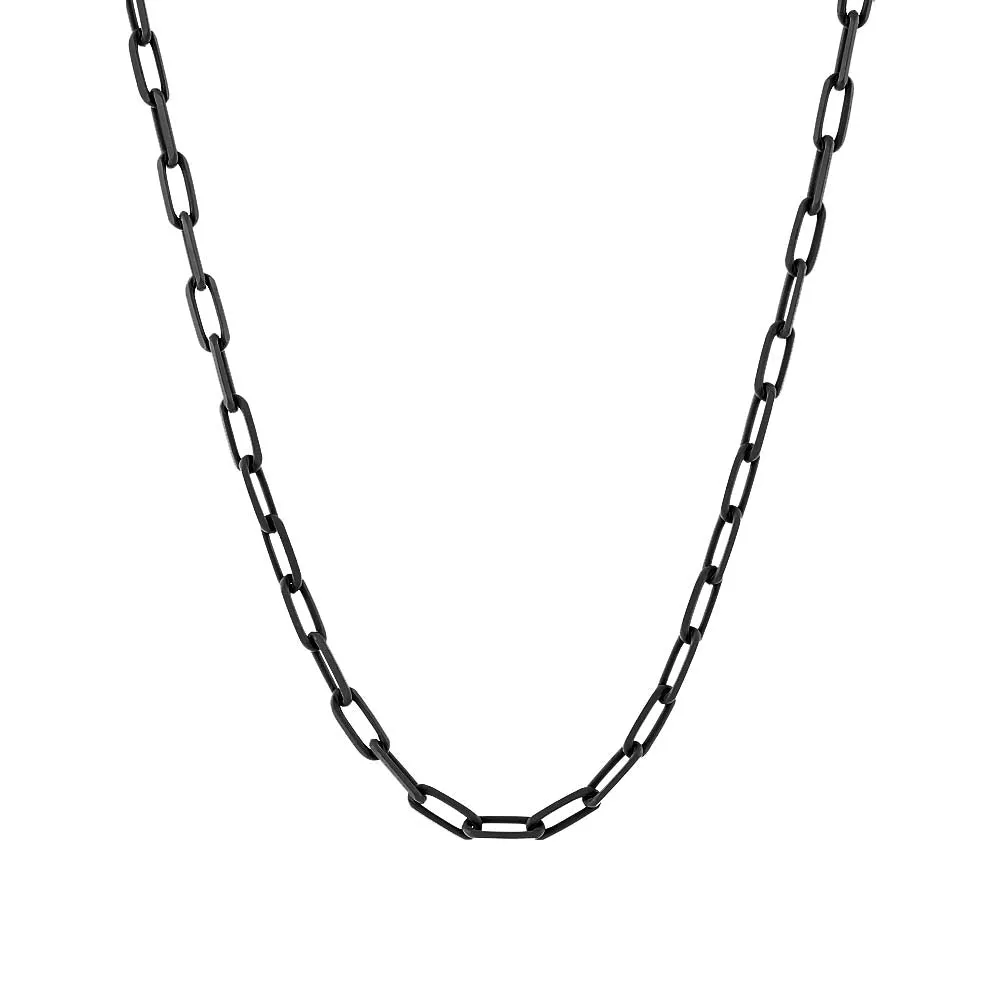 Enamel Paperclip Necklace