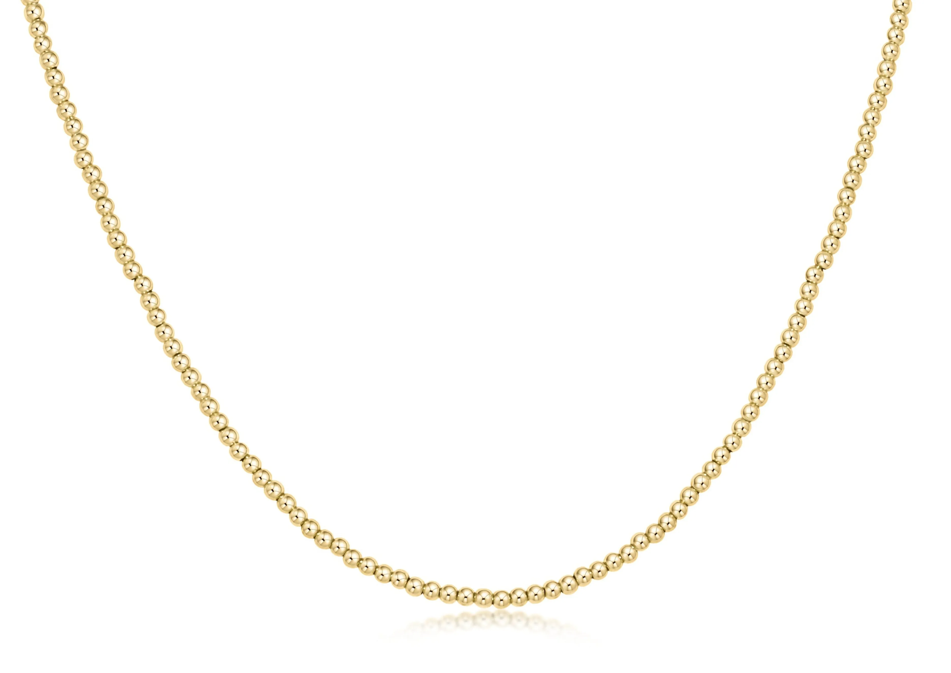 enewton - 14k gold-filled - Yellow Gold 2mm Classic Necklace 17"