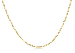 enewton - 14k gold-filled - Yellow Gold 2mm Classic Necklace 17"