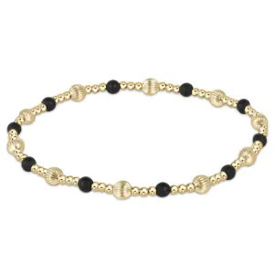 Enewton Dignity Sincerity Pattern 4mm Bead Bracelet Matte Onyx