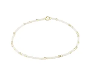 ENewton Hope Unwritten Bracelet - White