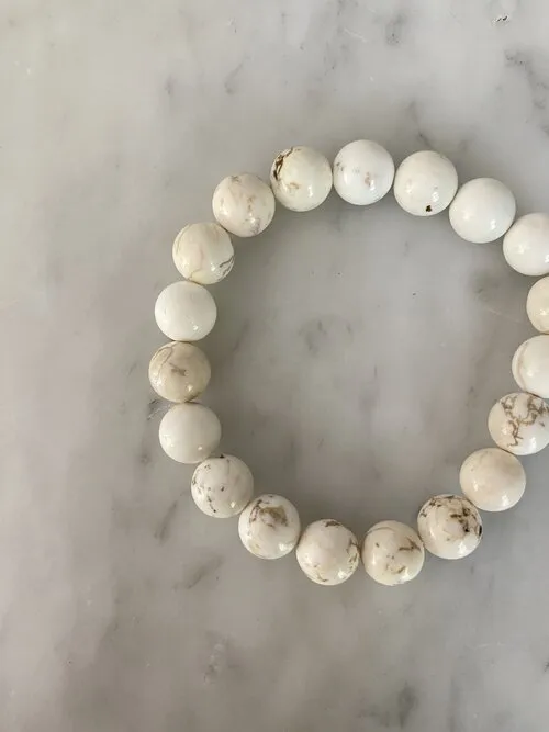 EThe Creme Grande beaded bracelet