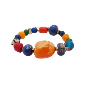Evil Eye Multicolor Beaded  Bracelet