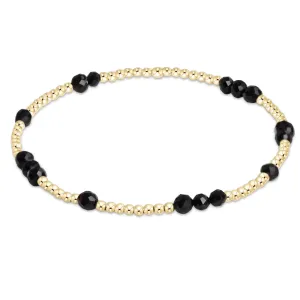 Extend Hope Unwritten Gemstone Bracelet - Faceted Onyx