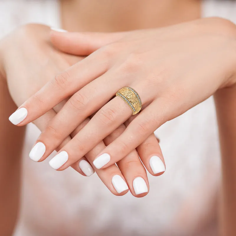 FANCY DIAMOND RING 14K GOLD (0.4 CTW)