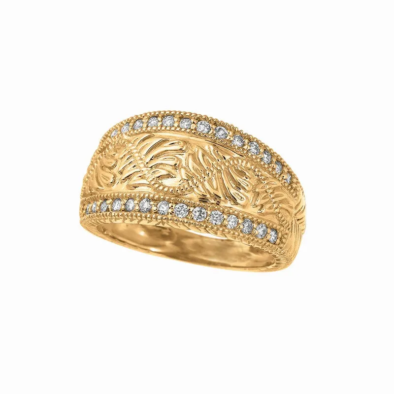 FANCY DIAMOND RING 14K GOLD (0.4 CTW)