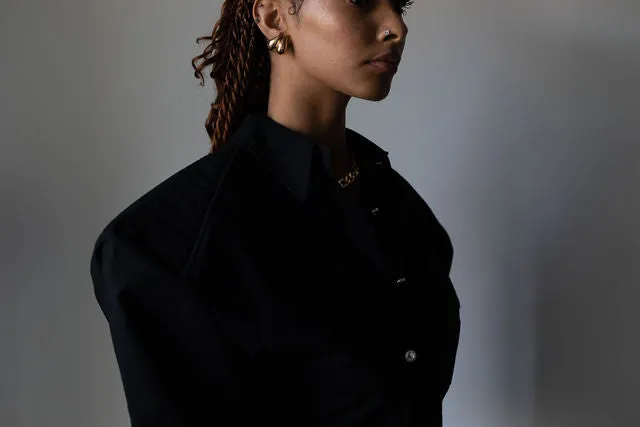 FLAME DROP EARRINGS - GOLD