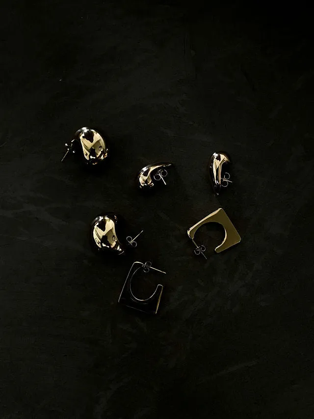 FLAME DROP EARRINGS - GOLD