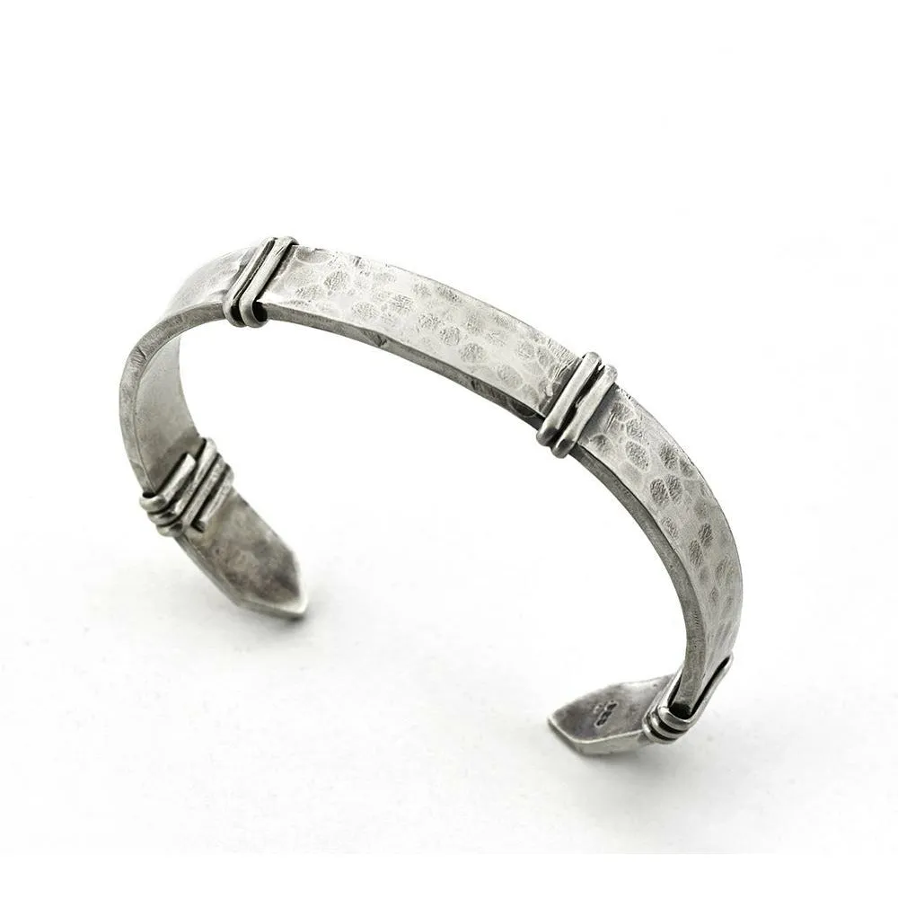 Forged Antiqued Cuff Bracelet