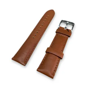 Fossil 22mm Light Brown Leather Men Watches Strap