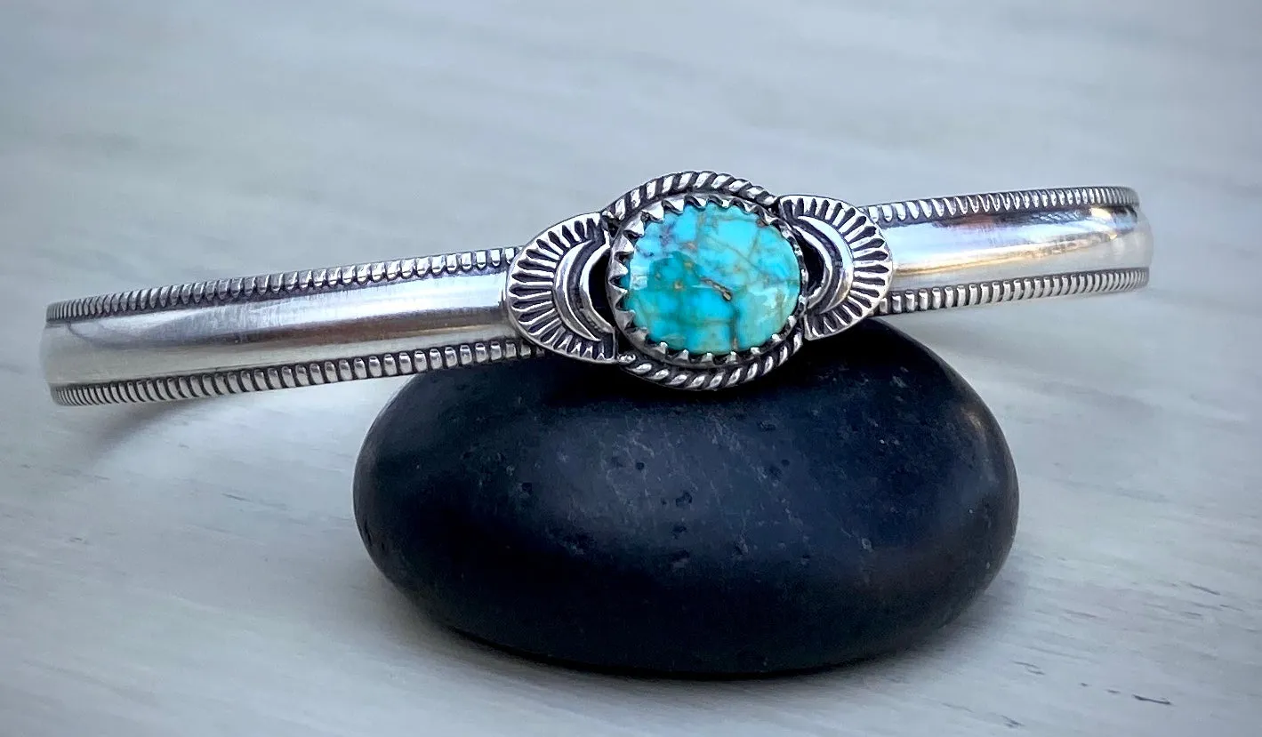 Fox Turquoise Stacker Cuff
