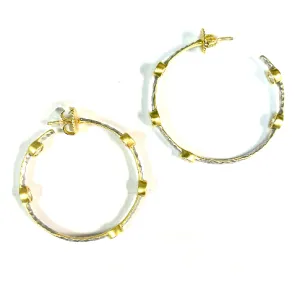 Freida Rothman Starry Night Hoop Earrings - Gold & Silver