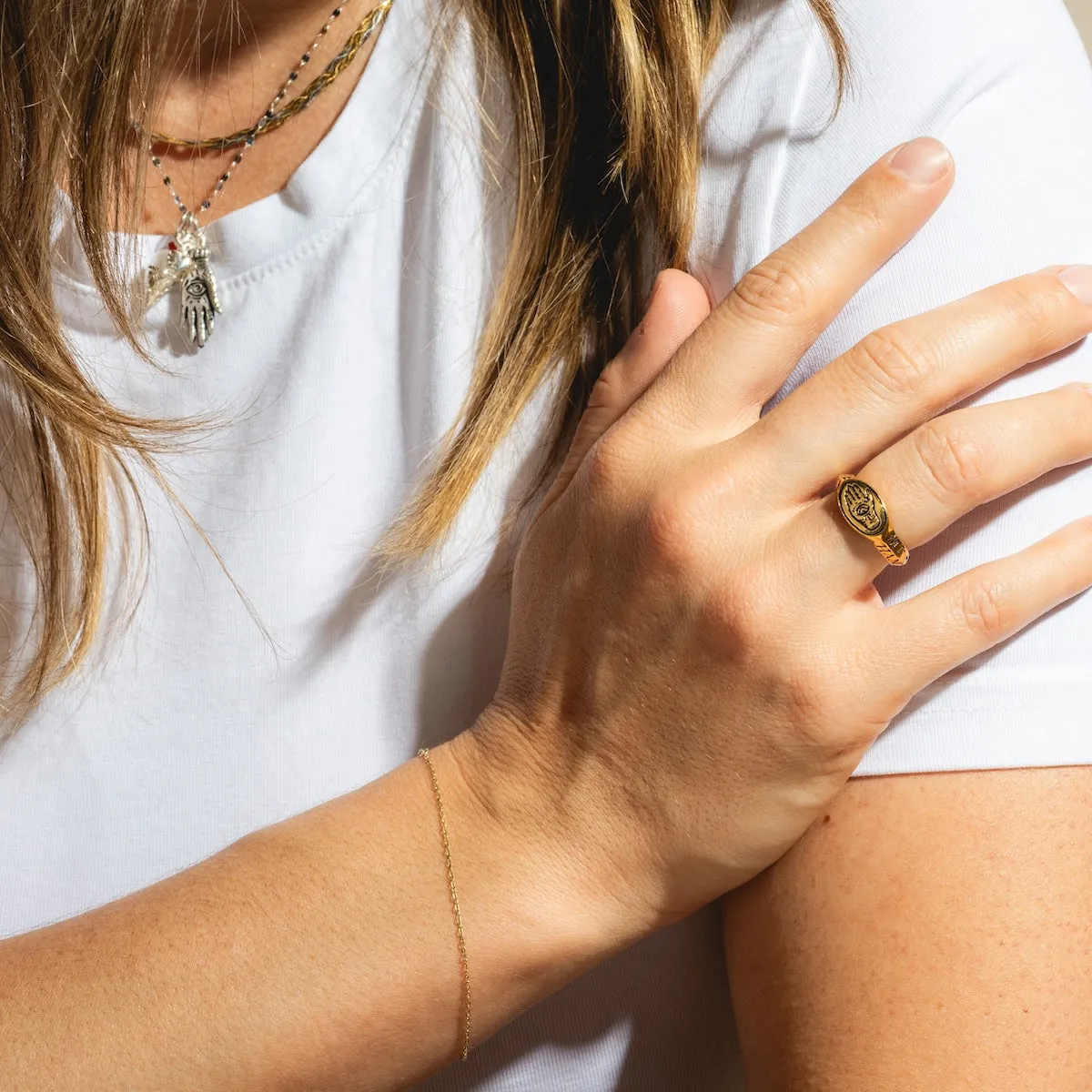 Future In My Hands Signet Ring