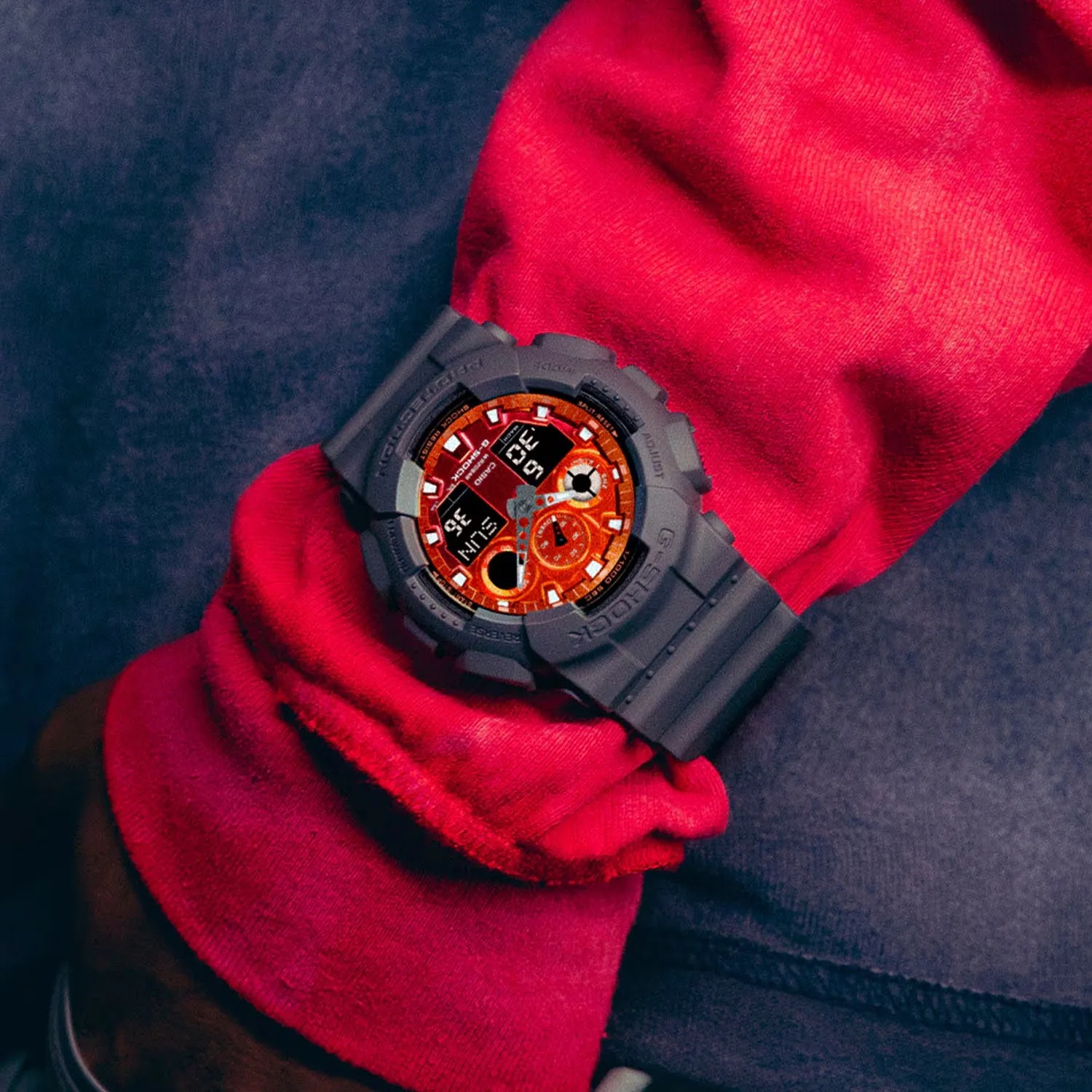 G-Shock Analog-Digital Quartz – GA100FL-8A
