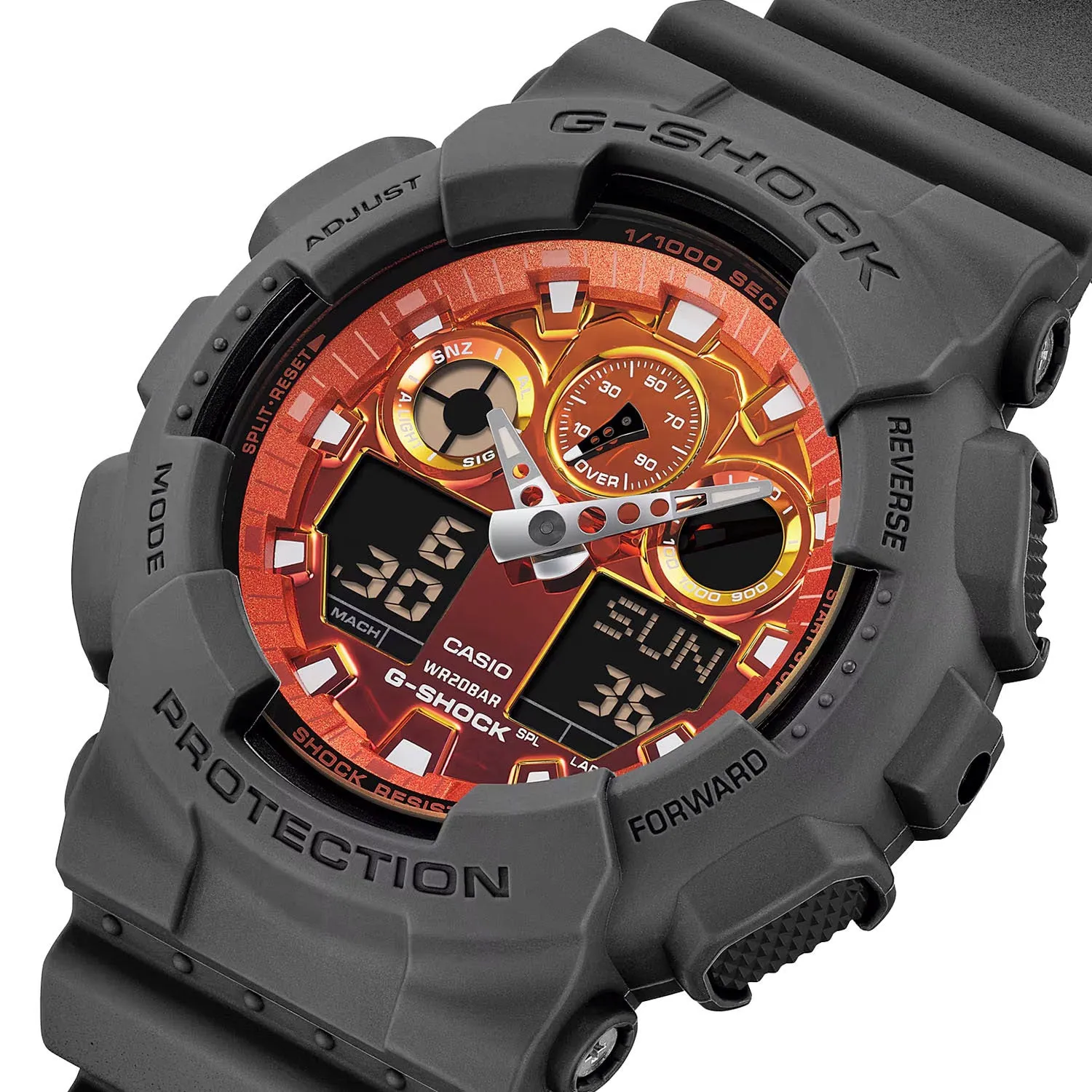 G-Shock Analog-Digital Quartz – GA100FL-8A