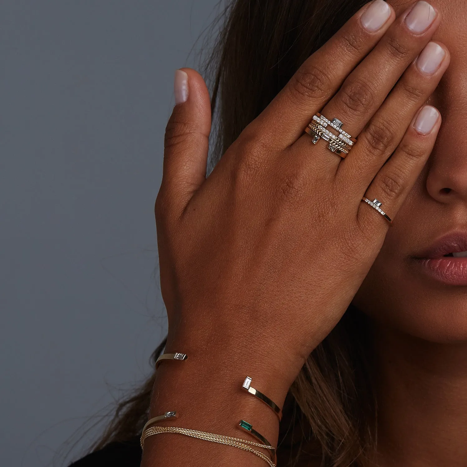 Gaia Cuff | Emerald