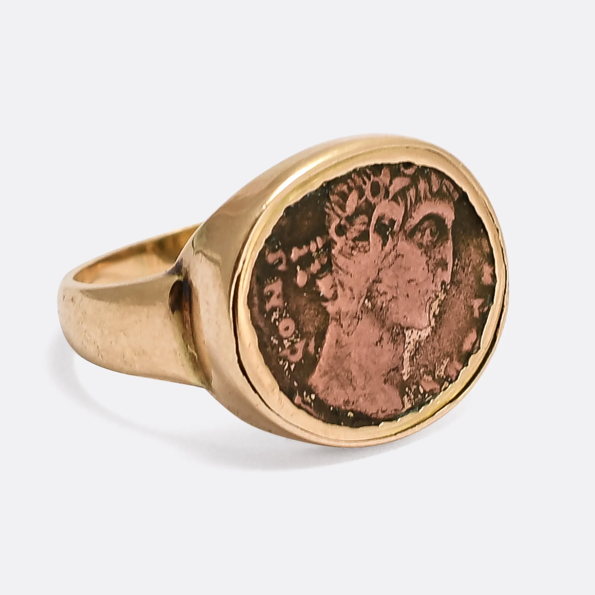Georgian "Constantine The Great" Roman Coin Ring
