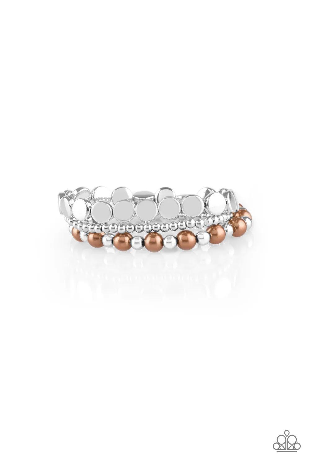 Girly Girl Glamour Brown Bracelet Paparazzi
