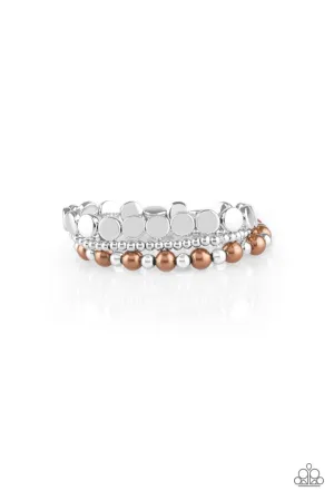 Girly Girl Glamour Brown Bracelet Paparazzi